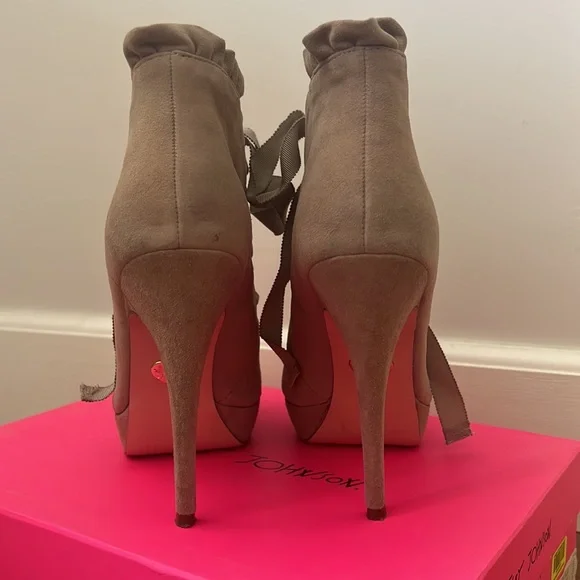Betsey Johnson Taupe Luvey272 8.5 - Picture 6 of 10